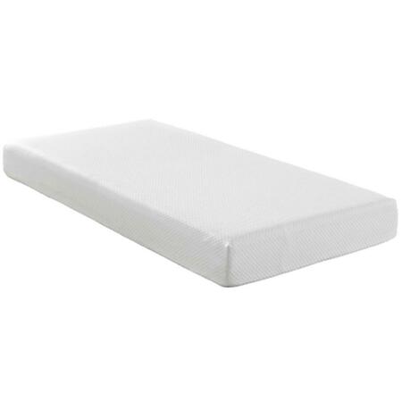 MODWAY FURNITURE Aveline 8 in. Twin Mattress, White - 8 x 39 x 75 in. MOD-5339-WHI